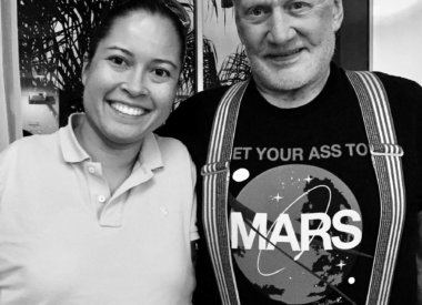 Jessica Cox and Buzz Aldrin