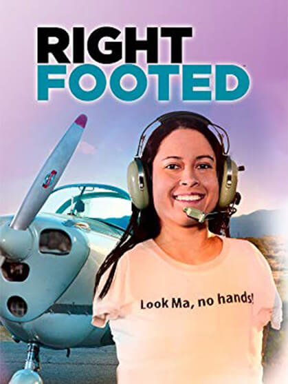Jessica Cox DVD cover for right footed