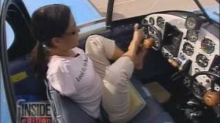 Jessica Cox piloting